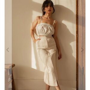 Harly Jae Mylk Zipper Skirt - Truly Timeless Skirt